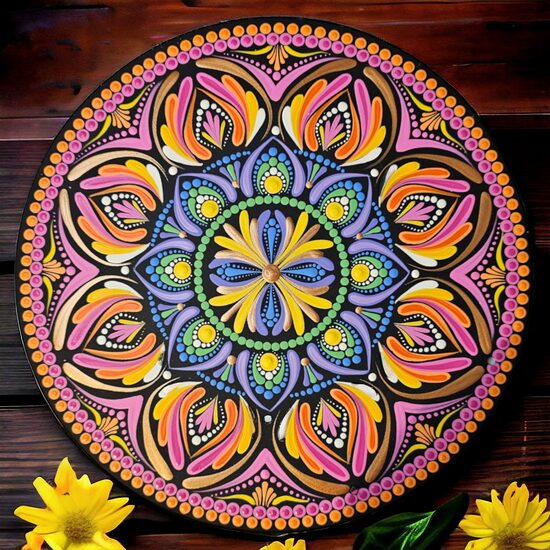 30 cm Holz Wandmandalas